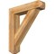 Ekena Millwork Traditional Craftsman Rough Sawn Bracket w/ Offset Brace, Western Red Cedar, 8"W x 36"D x 40"H BKT0806X36X40TRA04RWR - alternate 1
